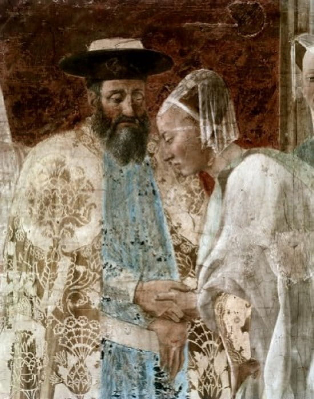 King Solomon and The Queen of Sheba Piero Della Francesca (141020-1492Italian) Canvas Art - Piero Della Francesca (18 x 24)
