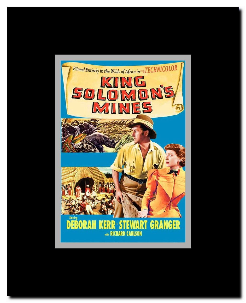 King Solomon's Mines Framed Movie Poster