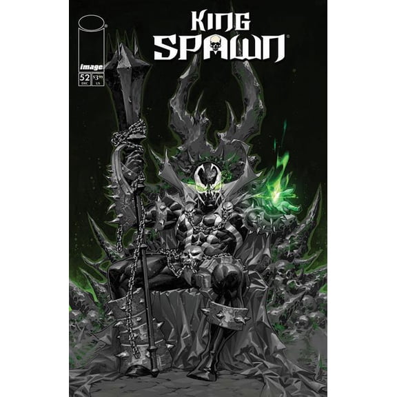 King Spawn #52 Cvr B Kael Ngu B&w Var Image Comics Comic Book