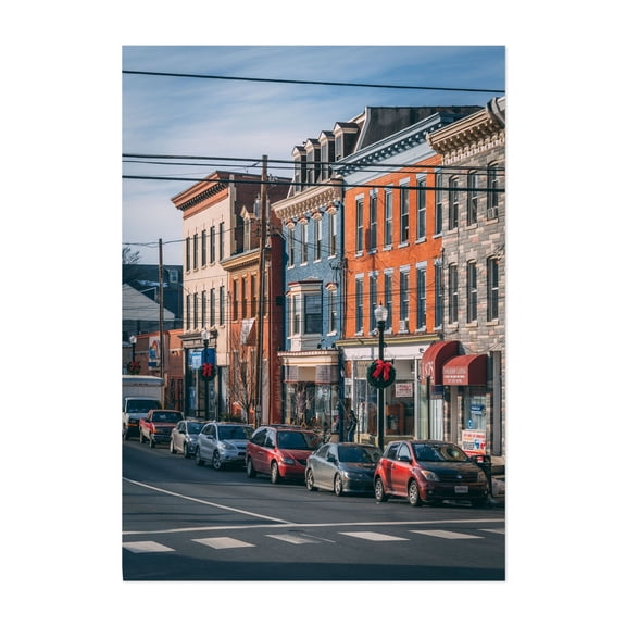 King Street, Lancaster 02 - Lancaster Pennsylvania Photography Unframed Wall Art Print 5 x 7 inches