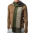 thumbnail image 1 of King Striped Knit Scarf, 1 of 7