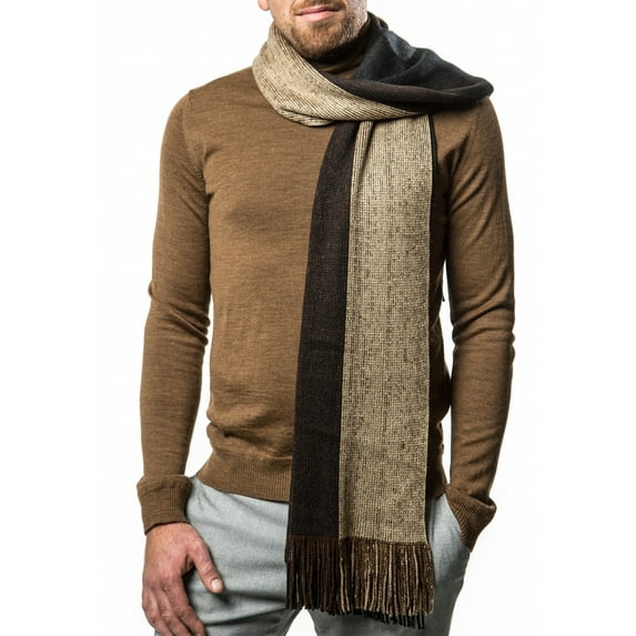 King Striped Knit Scarf