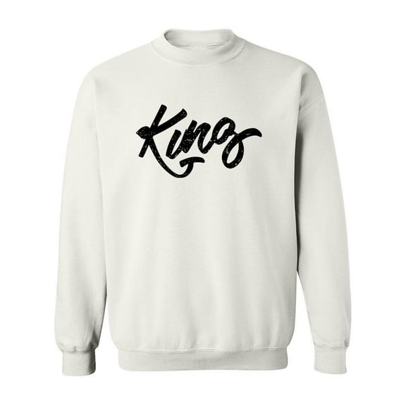 King Sweatshirt Men - Men Sweatshirt, White, 5XL