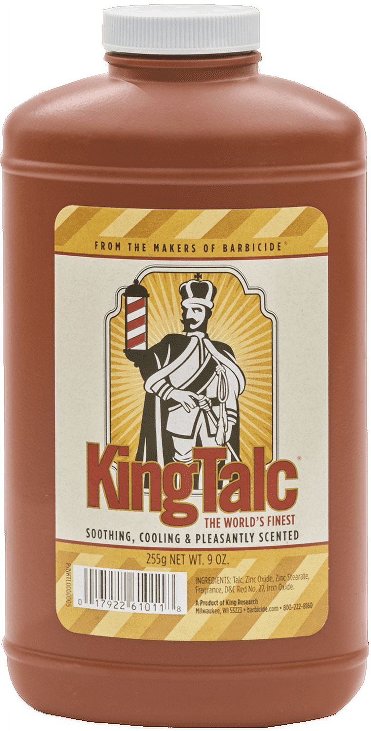 King Talc Aftershave Talc Powder, 9 oz