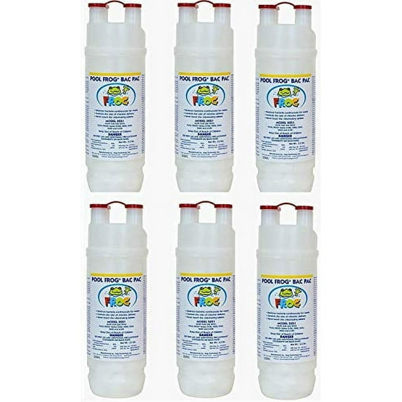 King Technology Pool Frog Mineral Purifier Replacement Chlorine Bac Pac - 6 Pack Kit