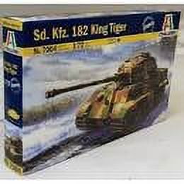 King Tiger Tank 1/72 Italeri Multi-Colored