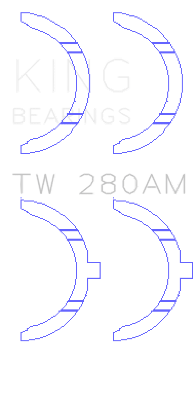 King Toyota 1E/2E Thrust Washer Set