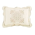 thumbnail image 1 of King Vintage Treasure Sham Ivory - Cotton Floral Botanical Design, Machine Washable, 140 Thread Count, 1 of 4