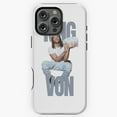thumbnail image 1 of King Von Cash Rapper Money Graphic Phone Case for iPhone 16 15 14 13 12 11 Pro Max, 1 of 2