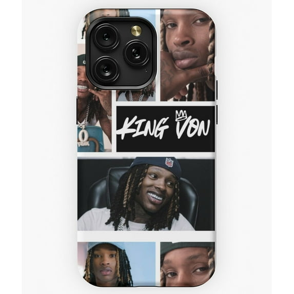 King Von Rapper Fan Collage M2079 Phone Case for iPhone 17 16 15 14 13 12 11 Pro Max