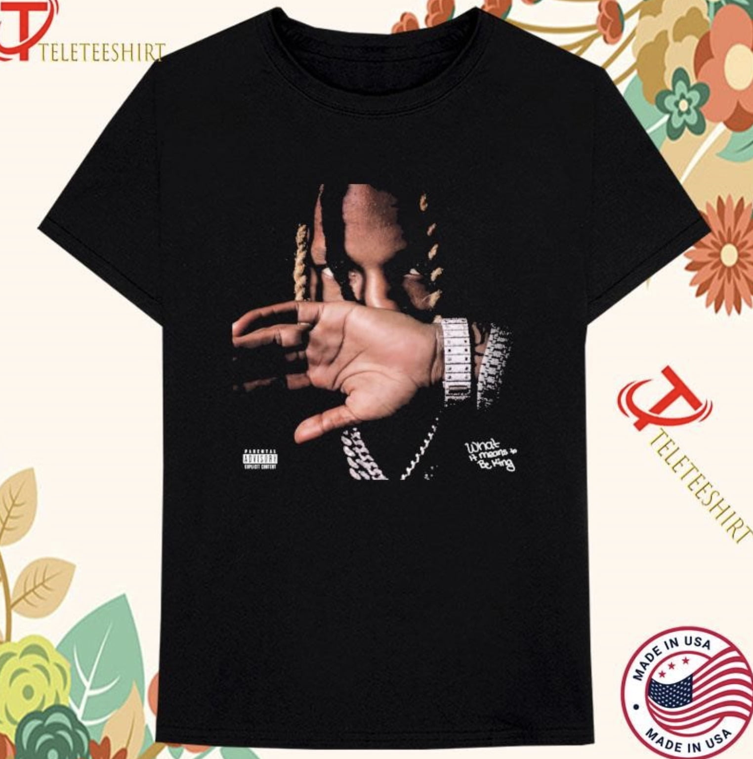 King Von What It Means To Be King Album Cover TShirts, Unisex All Size