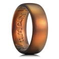 thumbnail image 1 of King Will Men's Silicone Wedding Band - 1.8mm Ultra Thin Ring with Sunset Orange Metallic Shimmer | Comfort Grip Inner Design | Hypoallergenic Rubber Ring for Gym, Work, Travel Size 12, 1 of 7
