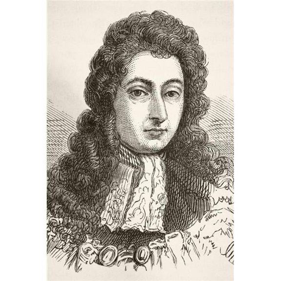 King William III of England - 1650 To 1702 - Prince of Orange - Stadtholder of Main Dutch Republic Provinces From The National & Domestic History of England by William Aubrey