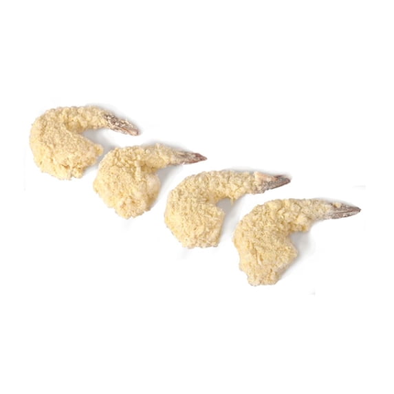 King and Prince Mrs.Fridays Breaded Round Shrimp - U/15, 2.5 Pound - 6 per case.
