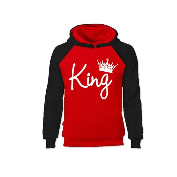 King and Queen Couple Matching Hoodie & Jogger Pants Set