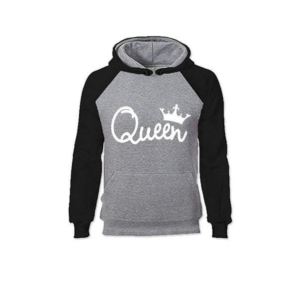 King and Queen Couple Matching Hoodie & Jogger Pants Set