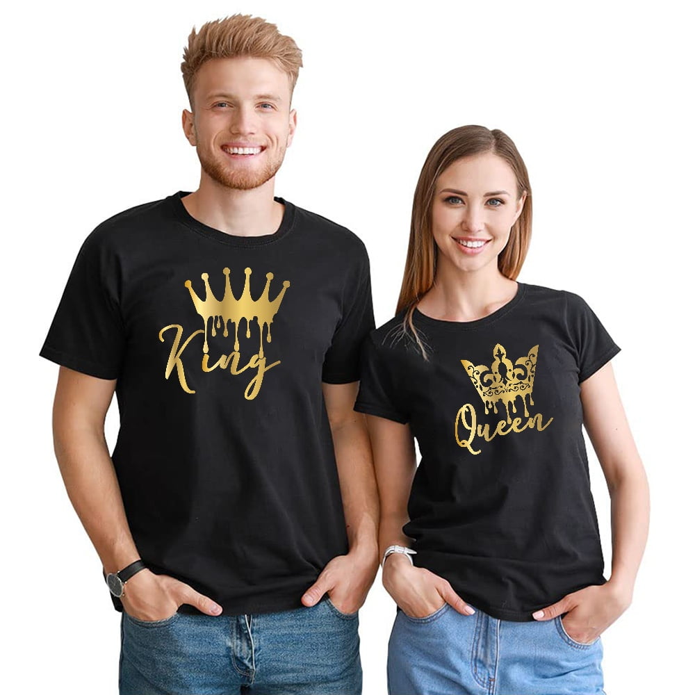 King and Queen Couple T-shirt 