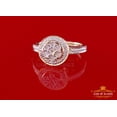 thumbnail image 1 of King of Bling's 0.60CT Real Diamond Womens 925 Sterling Silver Yellow Ring Size 7 Round Shape, 1 of 11