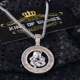 thumbnail image 1 of King of Bling's AQUARIUS Pendant For Men's & Women's 1.77ct Cubic Zirconia Sterling White Silver, 1 of 12