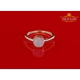 thumbnail image 1 of King of Bling's Real Diamond 0.15CT Womens Sterling Silver Yellow Ring Size 7.00 oval Shape, 1 of 11