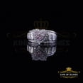 thumbnail image 1 of King of Bling's Women 2.50ct 925 Silver VVS 'D' Pink Moissanite White Cinderella HEART Ring SZ 7, 1 of 13
