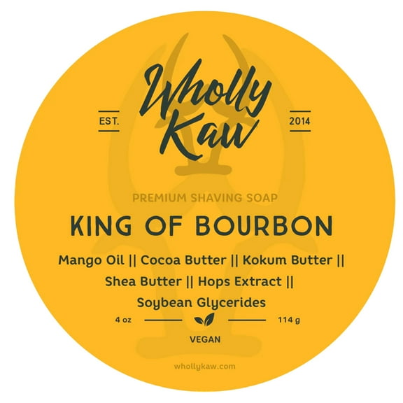 King of Bourbon Shaving Soap