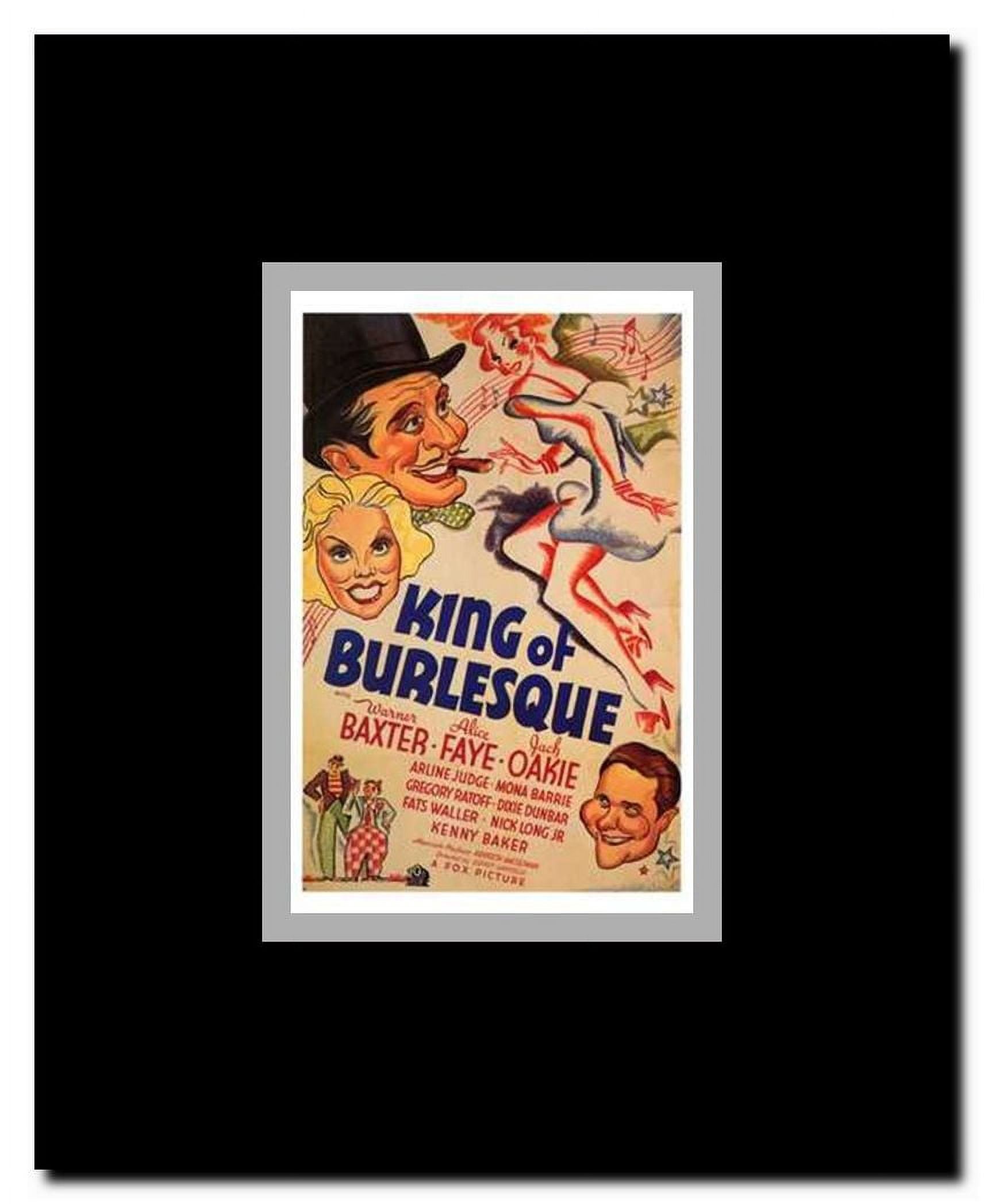 King of Burlesque Framed Movie Poster