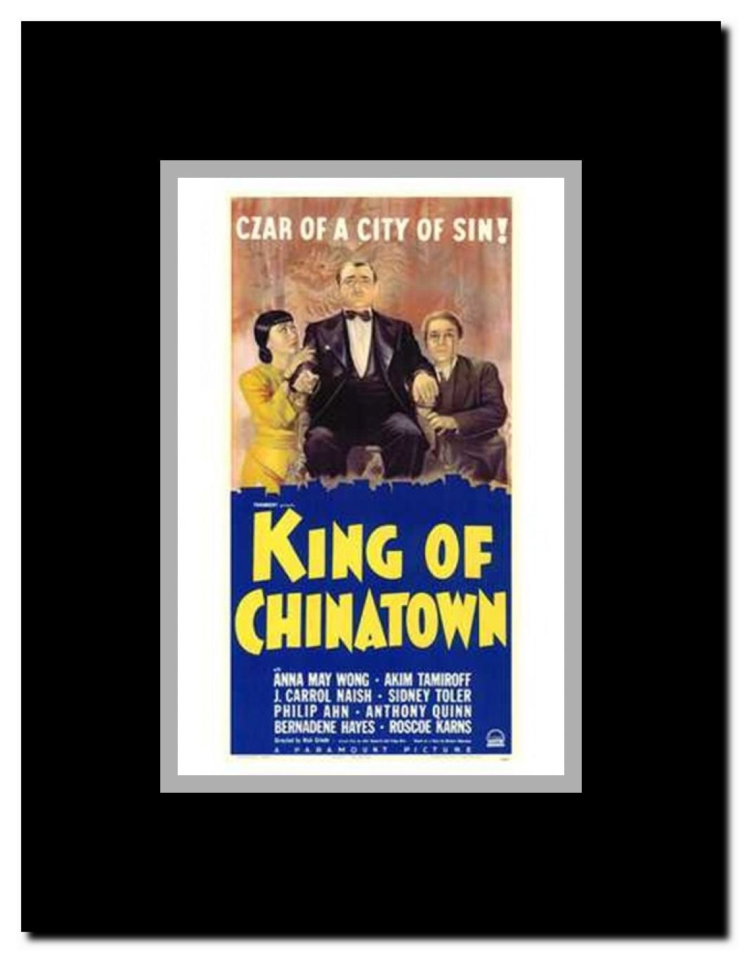 King of Chinatown Framed Movie Poster