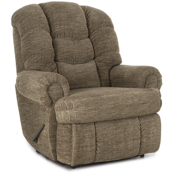 King of Comfort Foam Wallsaver Recliner, Brown