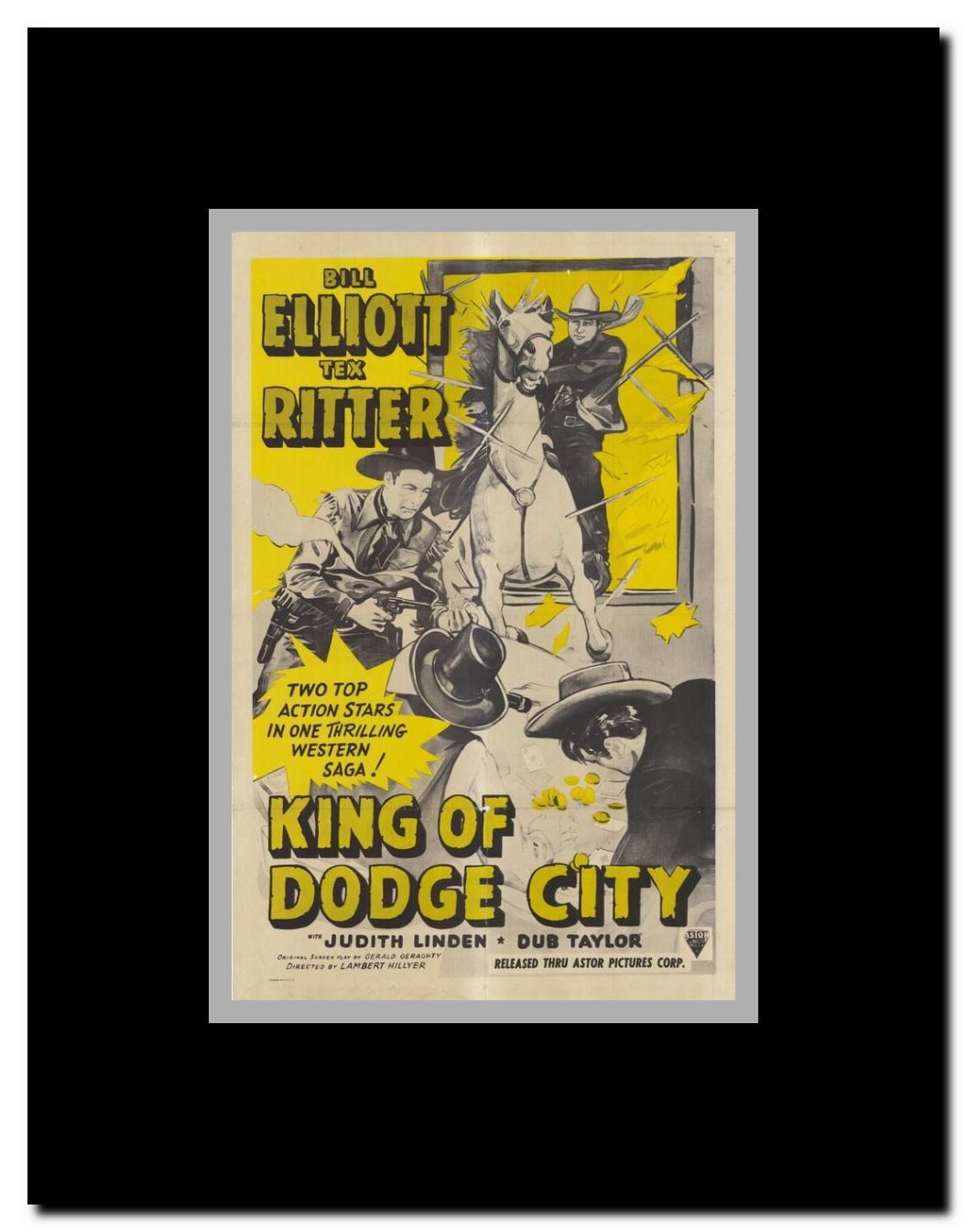 King of Dodge City Framed Movie Poster