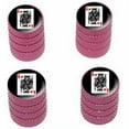thumbnail image 1 of King of Hearts Playing Cards Tire Rim Wheel Aluminum Valve Stem Caps, Multiple Colors, 1 of 1