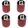 thumbnail image 1 of King of Hearts Playing Cards Tire Rim Wheel Aluminum Valve Stem Caps, Multiple Colors, 1 of 1