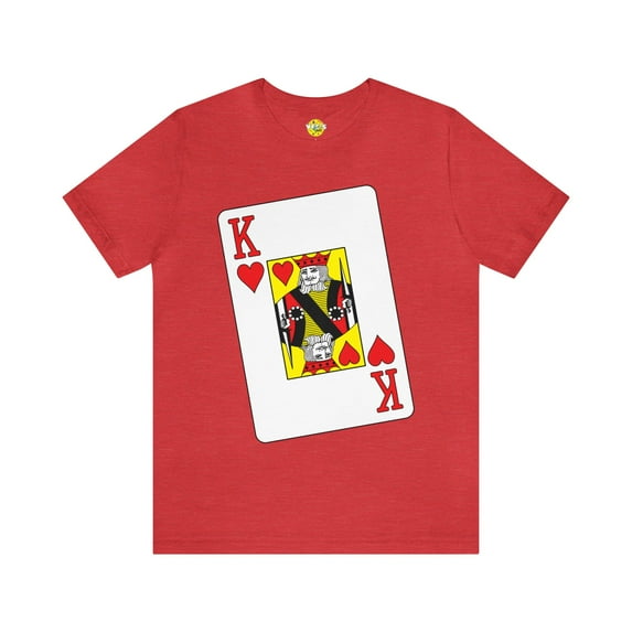 King of Hearts Shirt - Matching Playing Cards Valentine's Day - Card Lover