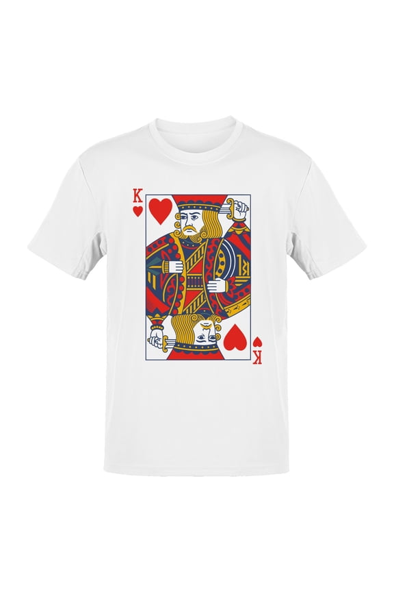 King of Hearts Vibrant Men's T-shirt