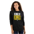 thumbnail image 1 of King of Kings Jesus Christ Believer Long Sleeve TShirt Men Women Brisco Brands S, 1 of 6