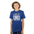 thumbnail image 1 of King of Kings Jesus Christ Believer Men's Graphic T Shirt Tees Brisco Brands M, 1 of 6
