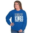 thumbnail image 1 of King of Kings Jesus Christ Believer Sweatshirt for Men or Women Brisco Brands S, 1 of 6