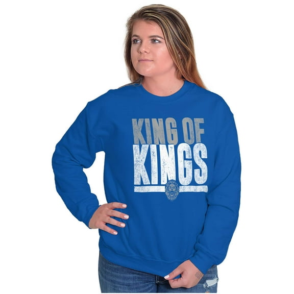 King of Kings Jesus Christ Believer Sweatshirt for Men or Women Brisco Brands S