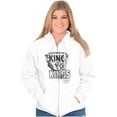 thumbnail image 1 of King of Kings Jesus Christ Religious Zip Up Hoodie Men's Women's Brisco Brands S, 1 of 1