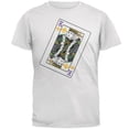 thumbnail image 1 of King of Mardi Gras Card Mens T Shirt White 4X-LG, 1 of 2