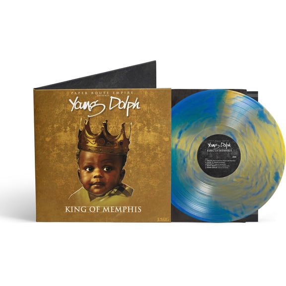 Young Dolph - King of Memphis (10 Yr Anniversary) Royalty Blue/Gold - Music & Performance - Vinyl
