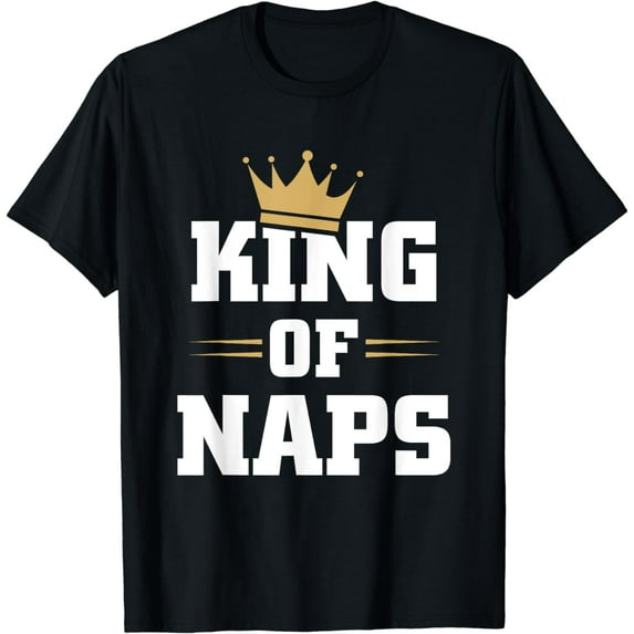 King of Naps Funny Sleeping Napping Mens Gift Design T-Shirt