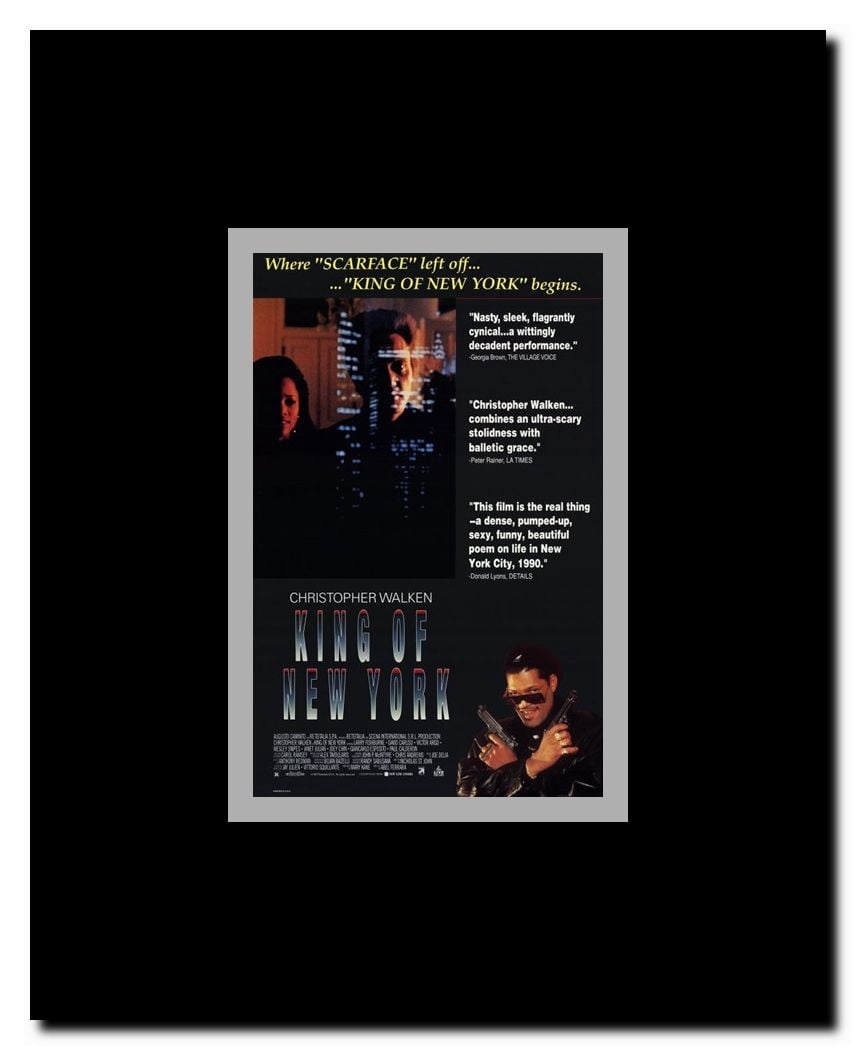 King of New York Framed Movie Poster