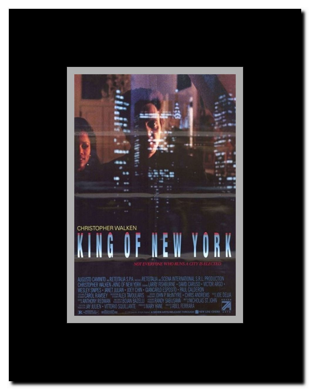 King of New York Framed Movie Poster