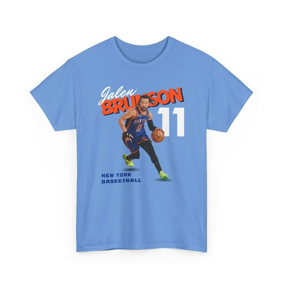 King of New York Jalen Brunson #11 basketball fan Gift Unisex Cotton Tee