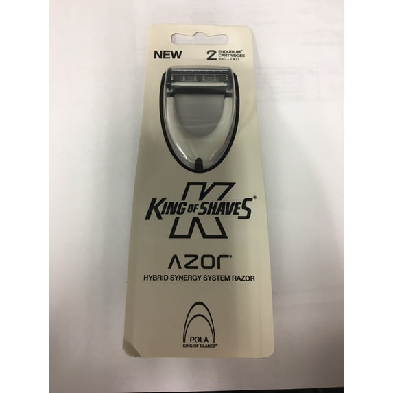 King of Shaves Azor Pola Hybrid Synergy Razor White