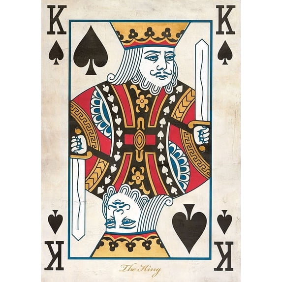 King of Spades Poster Print by Ferrari Sandro