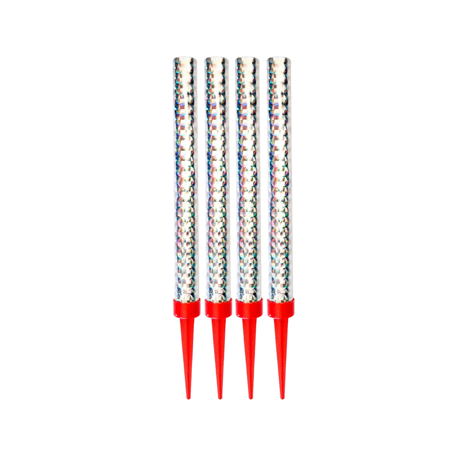 King of Sparklers VIP Bottle Sparklers, Silver, Pack of 12, Firecrackers & Fireworks