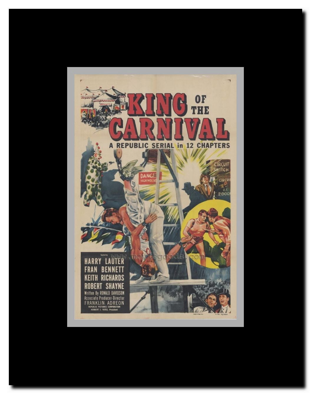 King of the Carnival Framed Movie Poster