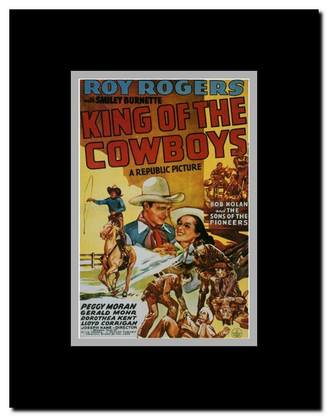 King of the Cowboys Framed Movie Poster